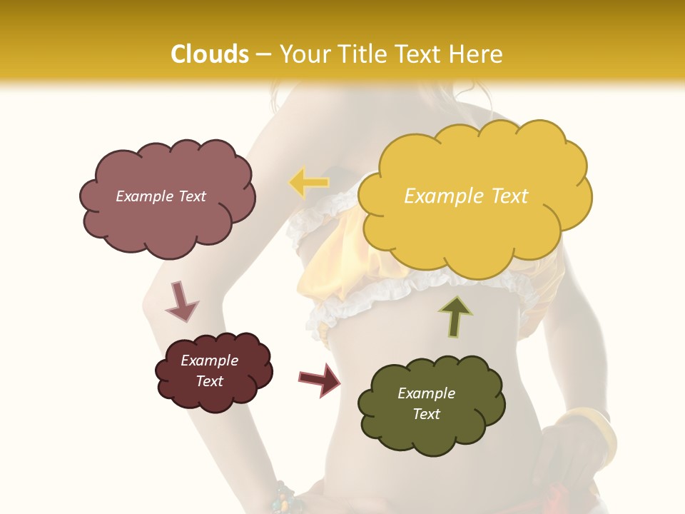 Woman Ethnic Single PowerPoint Template