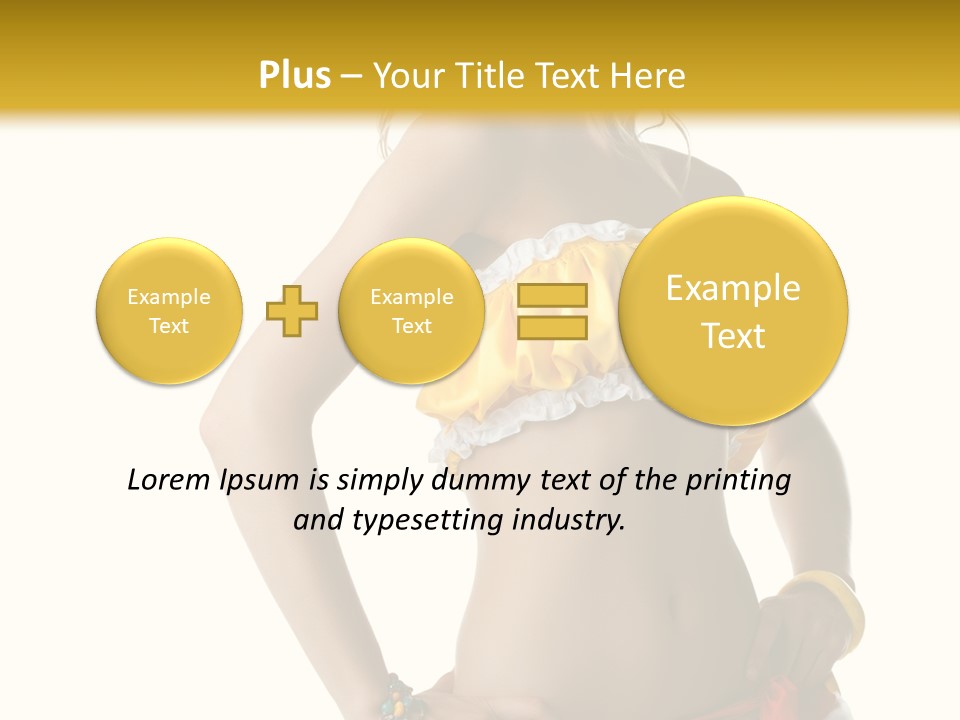 Woman Ethnic Single PowerPoint Template