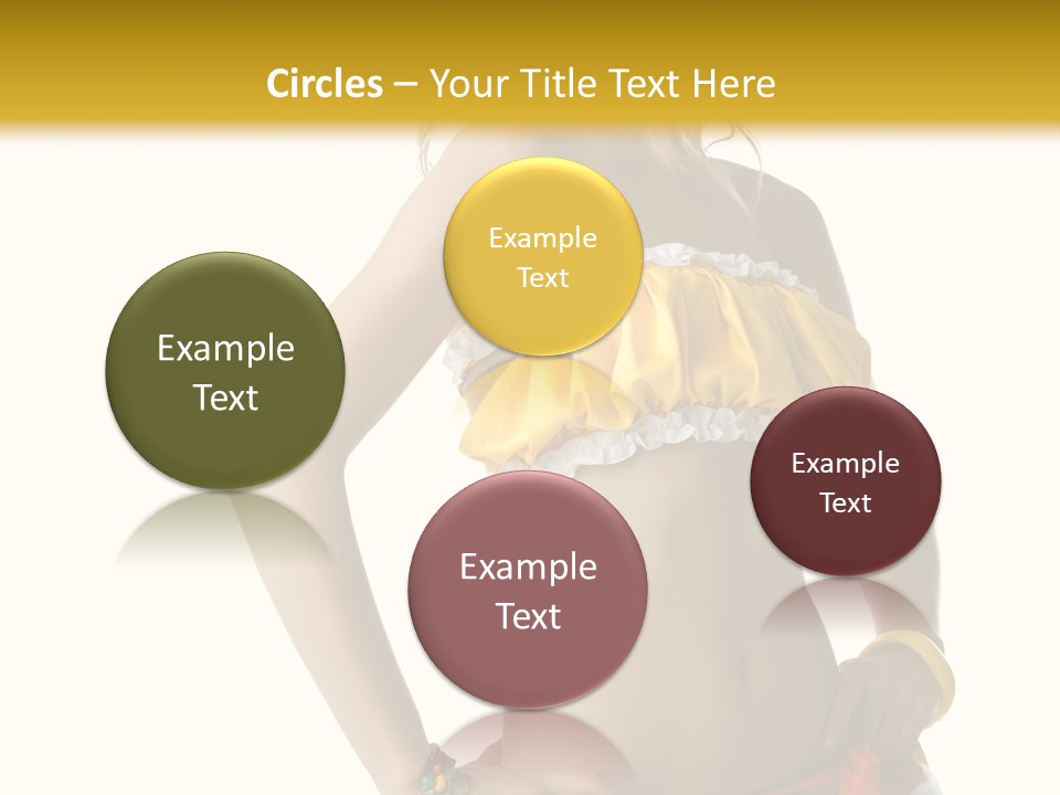 Woman Ethnic Single PowerPoint Template