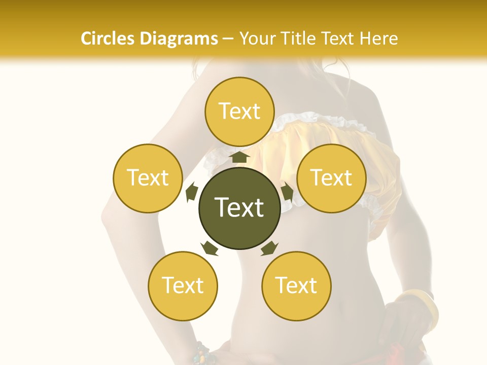 Woman Ethnic Single PowerPoint Template