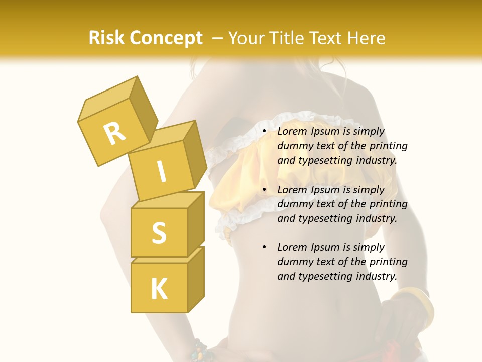 Woman Ethnic Single PowerPoint Template