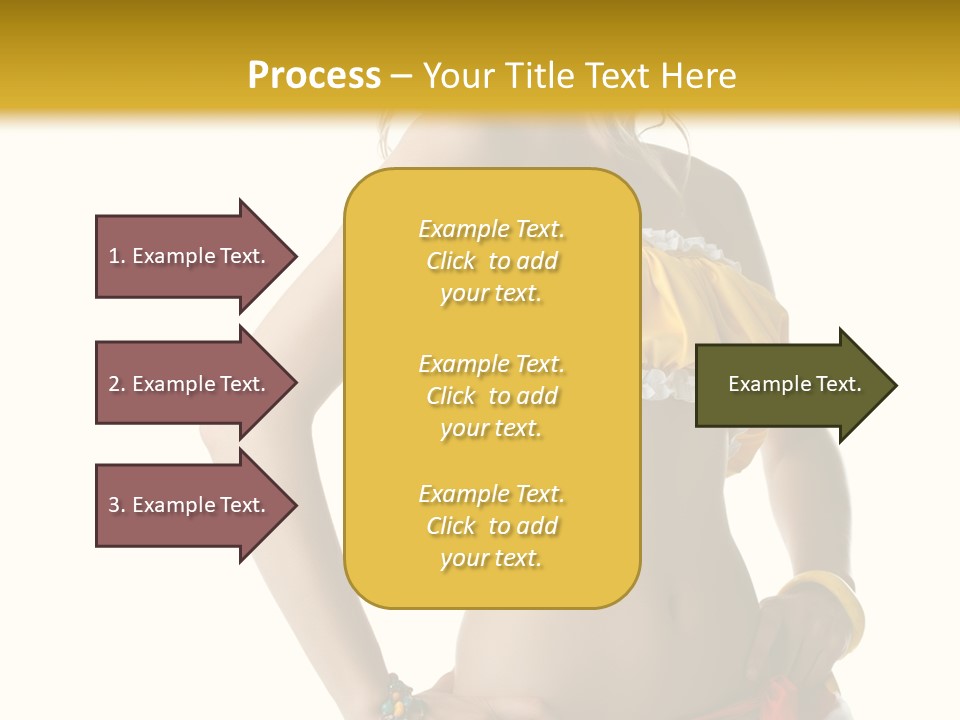 Woman Ethnic Single PowerPoint Template
