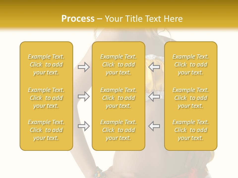 Woman Ethnic Single PowerPoint Template