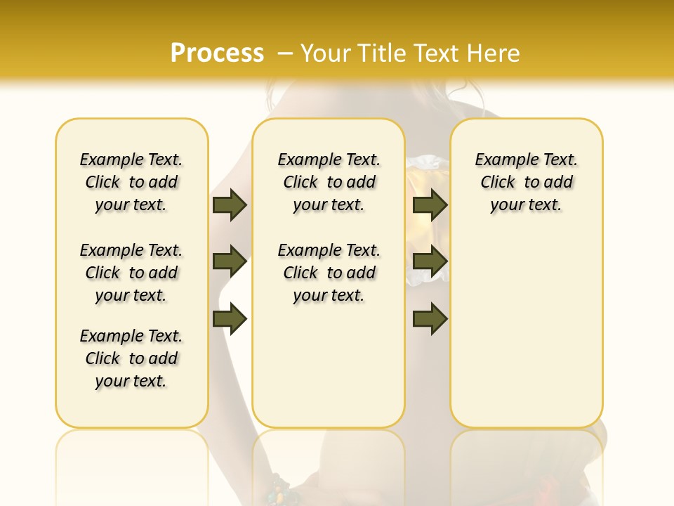 Woman Ethnic Single PowerPoint Template