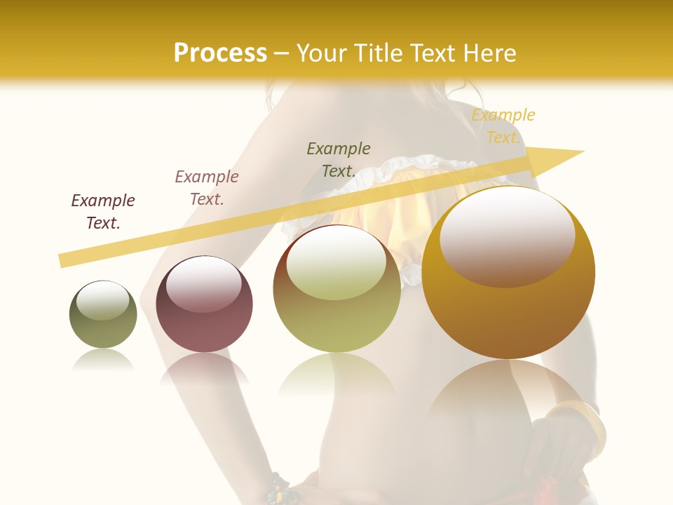 Woman Ethnic Single PowerPoint Template