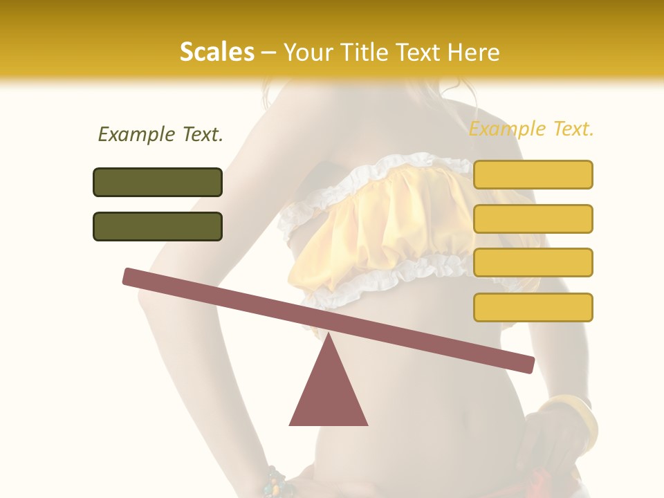 Woman Ethnic Single PowerPoint Template