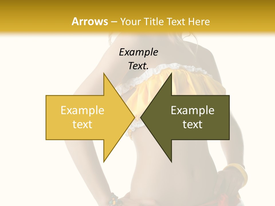 Woman Ethnic Single PowerPoint Template