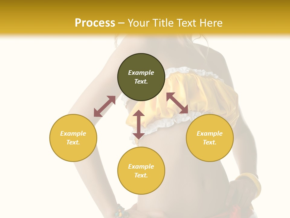 Woman Ethnic Single PowerPoint Template