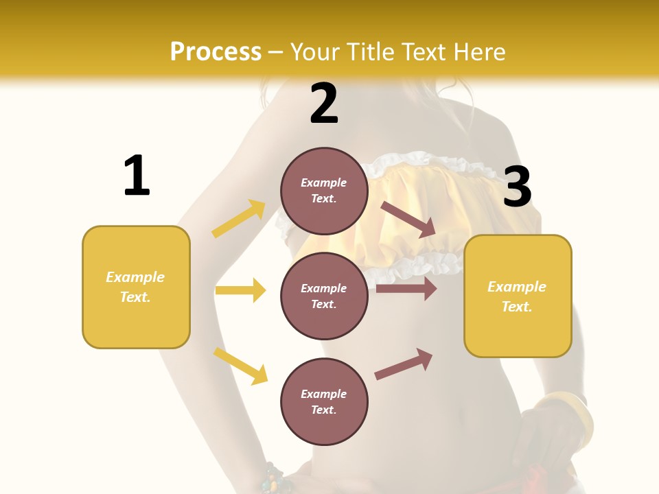 Woman Ethnic Single PowerPoint Template