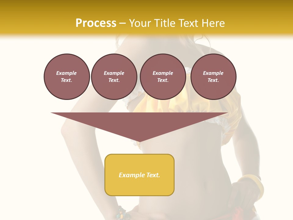 Woman Ethnic Single PowerPoint Template