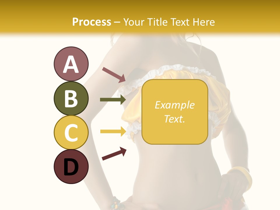 Woman Ethnic Single PowerPoint Template