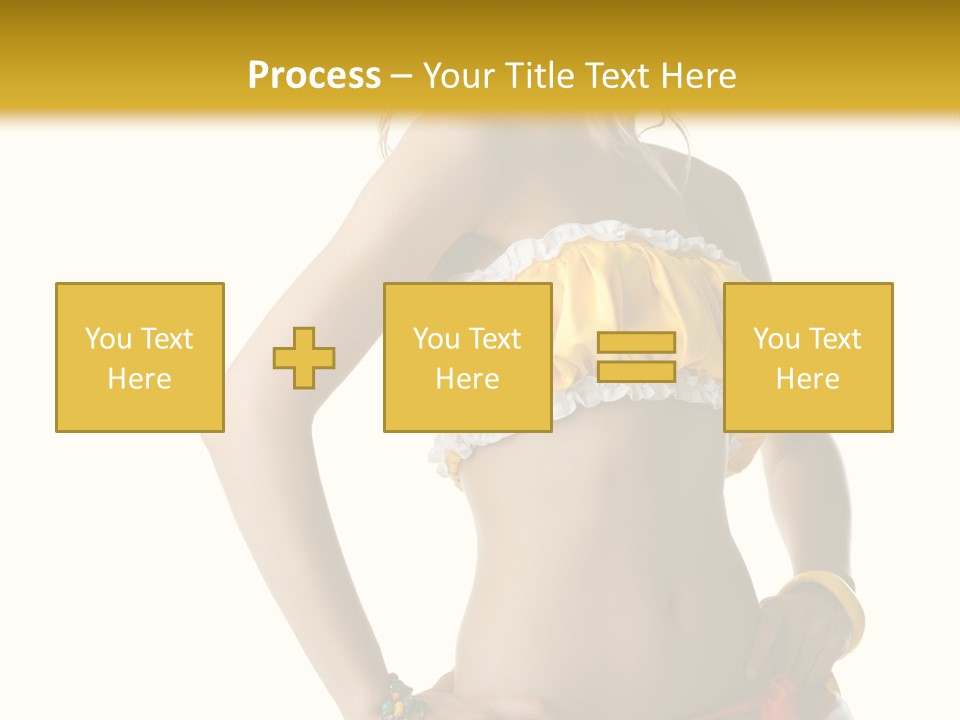 Woman Ethnic Single PowerPoint Template