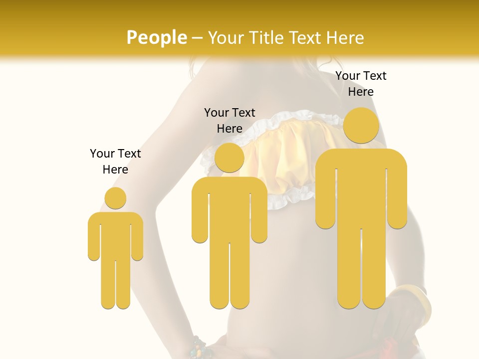 Woman Ethnic Single PowerPoint Template