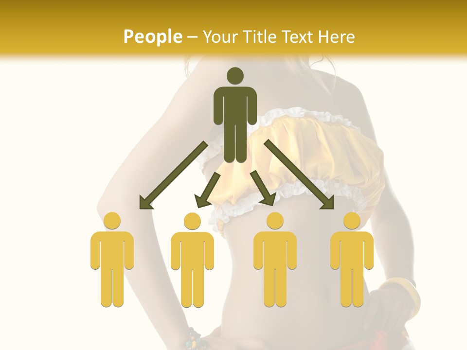 Woman Ethnic Single PowerPoint Template