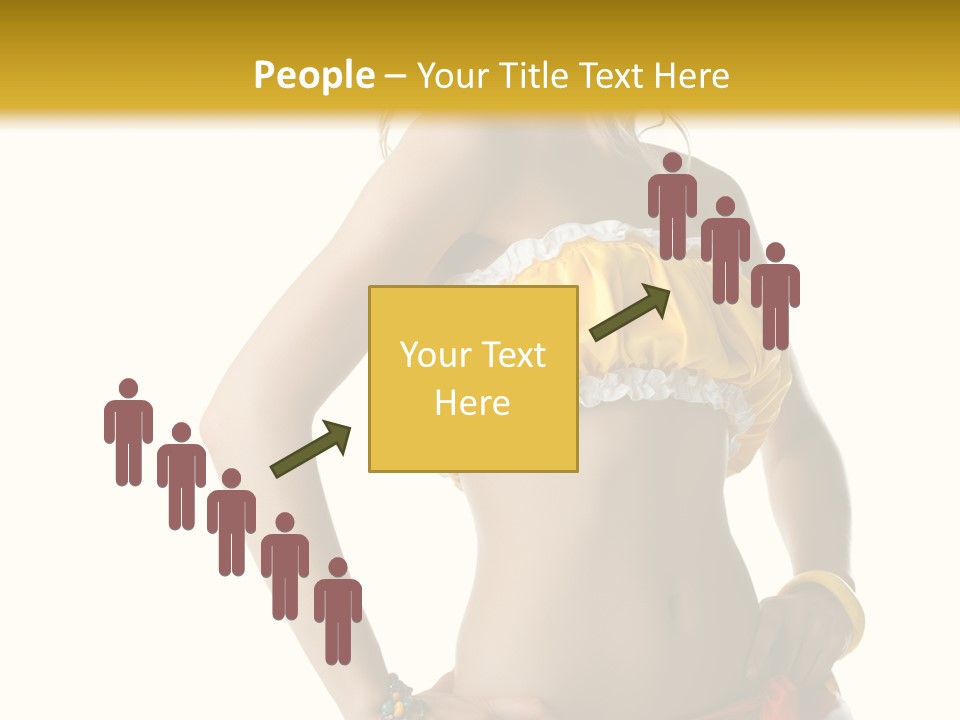 Woman Ethnic Single PowerPoint Template