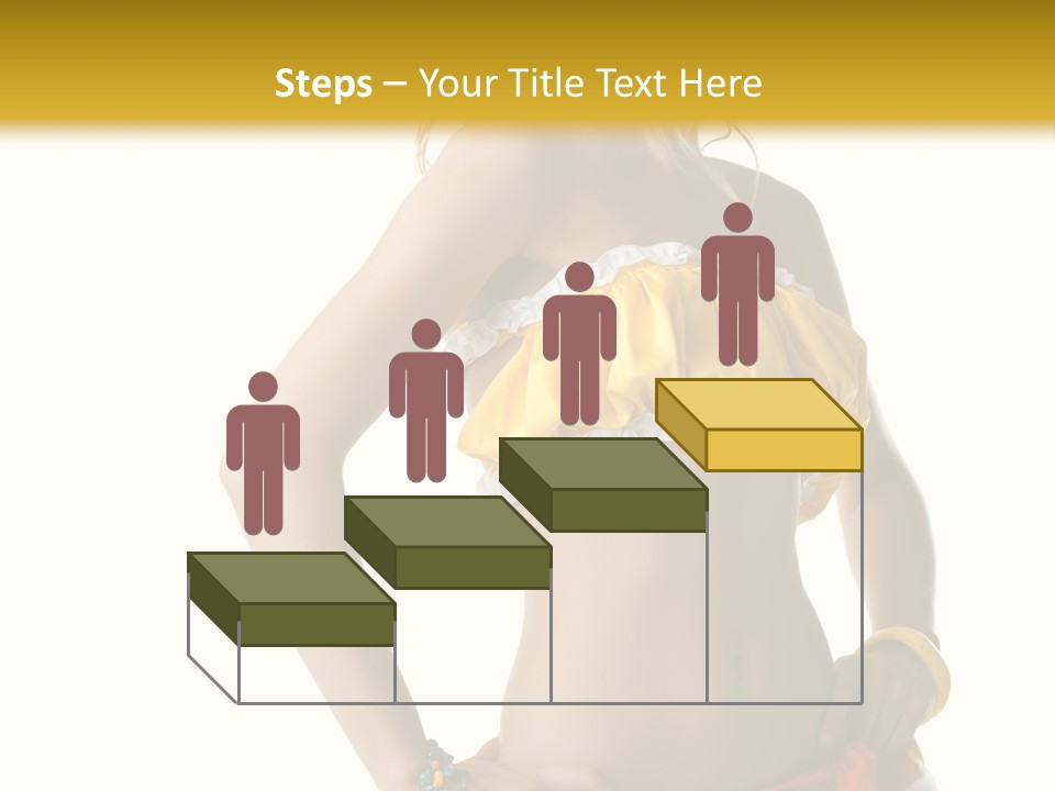 Woman Ethnic Single PowerPoint Template