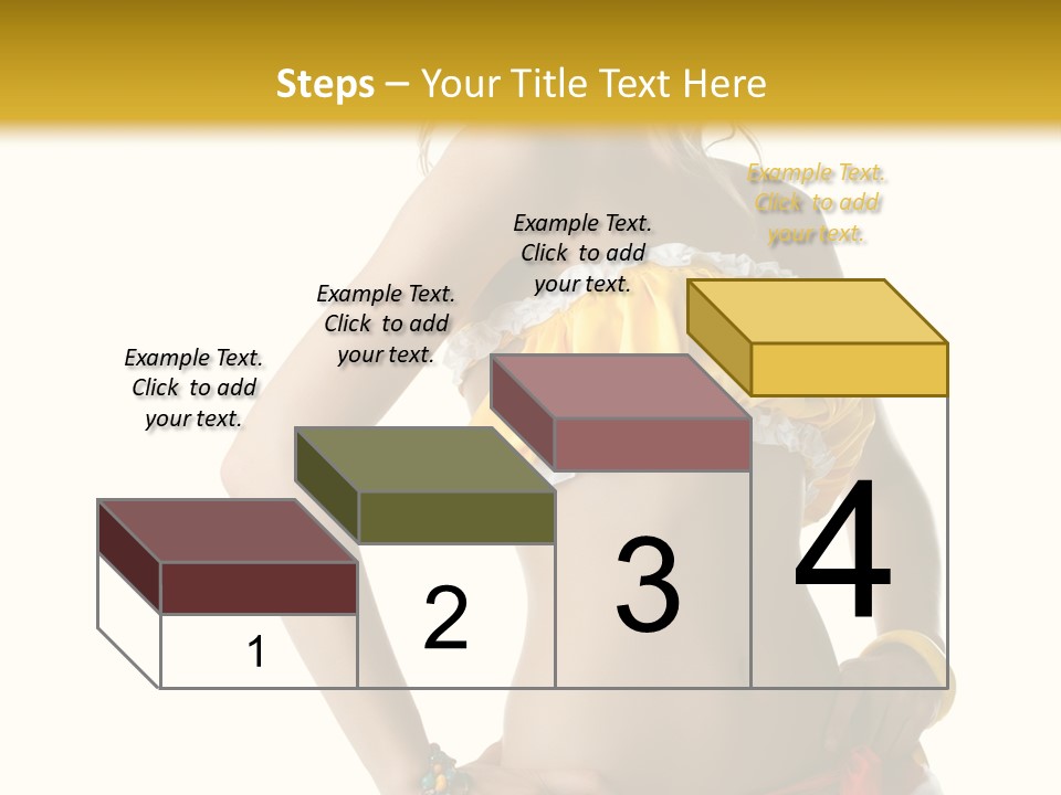 Woman Ethnic Single PowerPoint Template