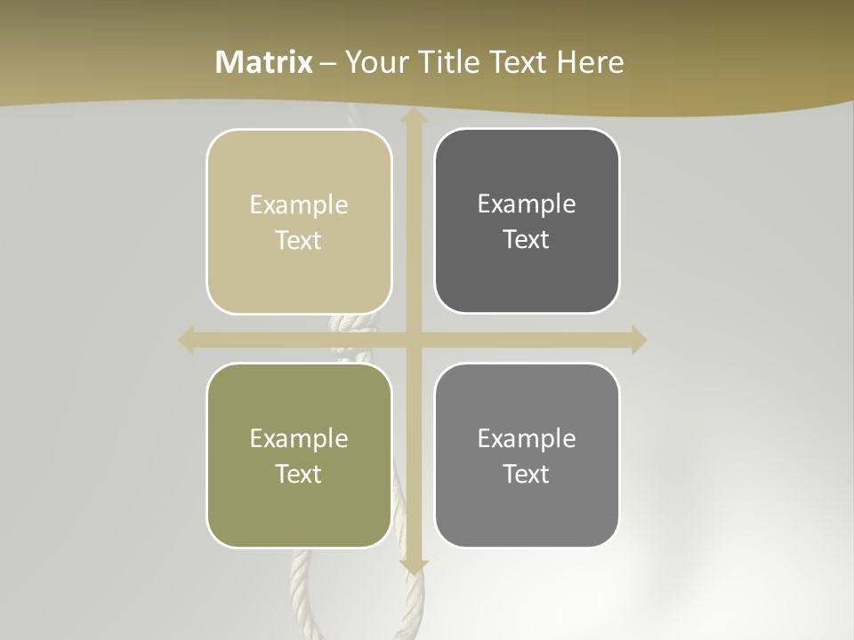 Concept Lynching Knot PowerPoint Template