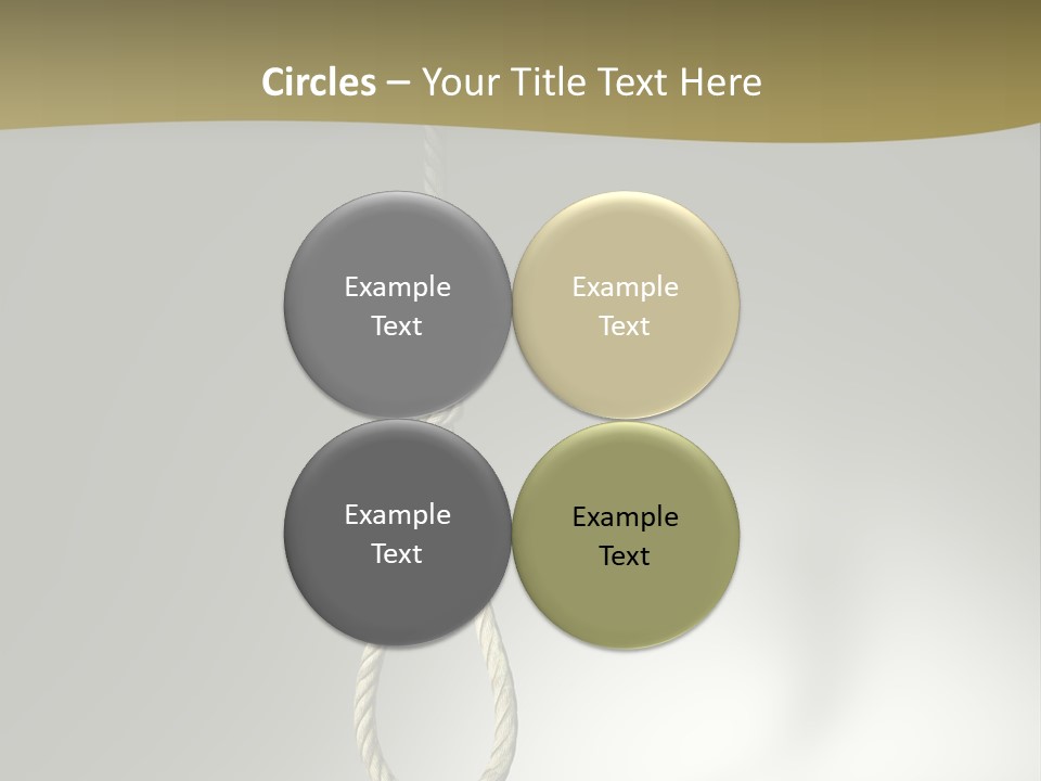 Concept Lynching Knot PowerPoint Template