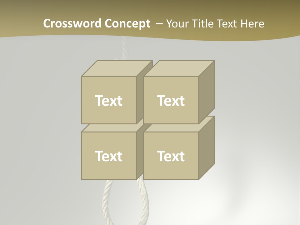Concept Lynching Knot PowerPoint Template