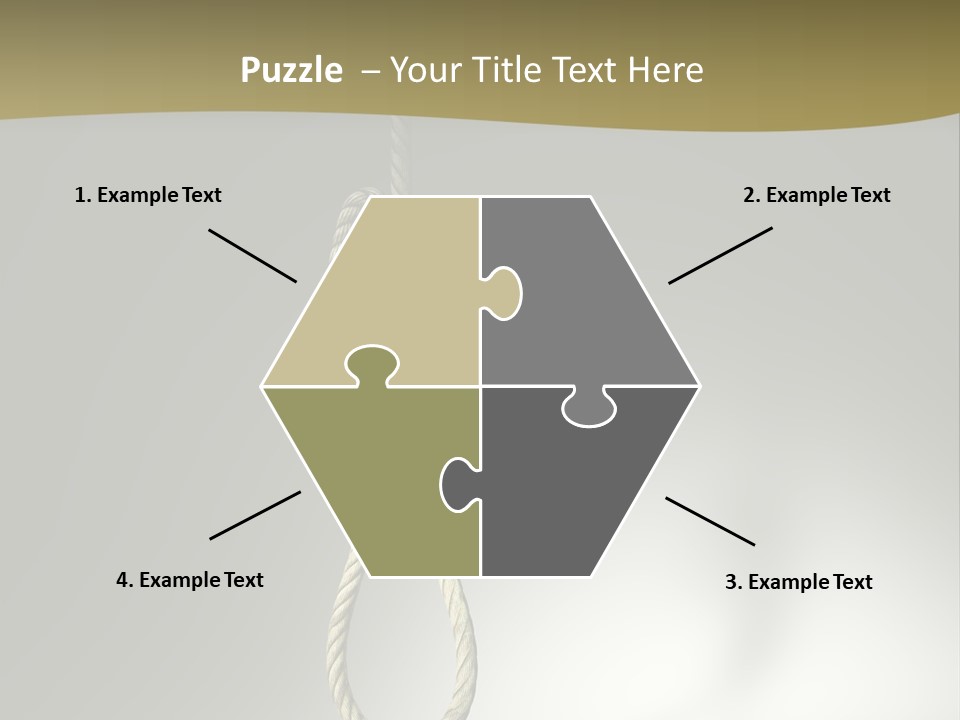 Concept Lynching Knot PowerPoint Template