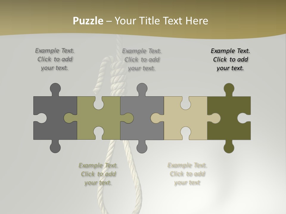 Concept Lynching Knot PowerPoint Template