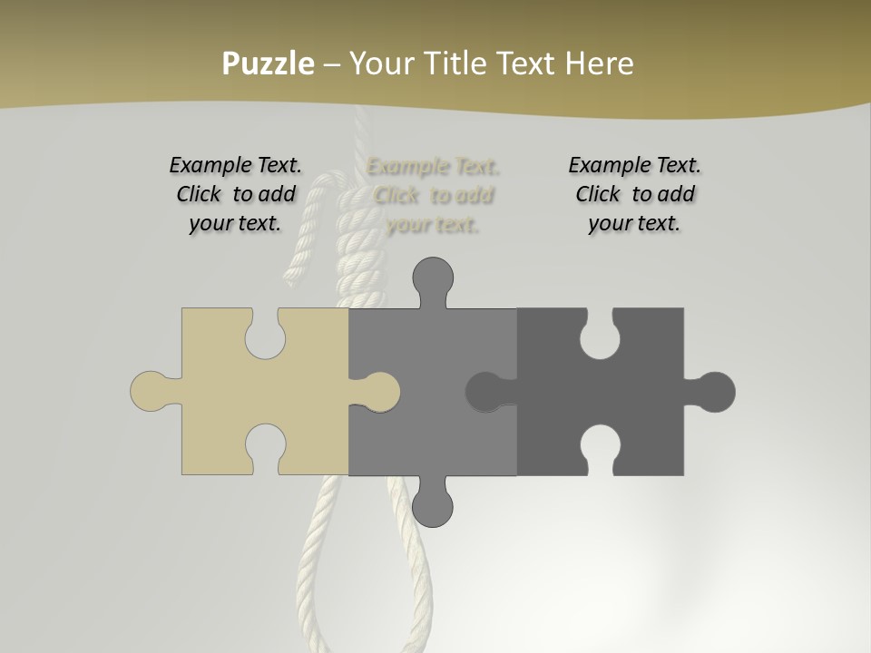 Concept Lynching Knot PowerPoint Template