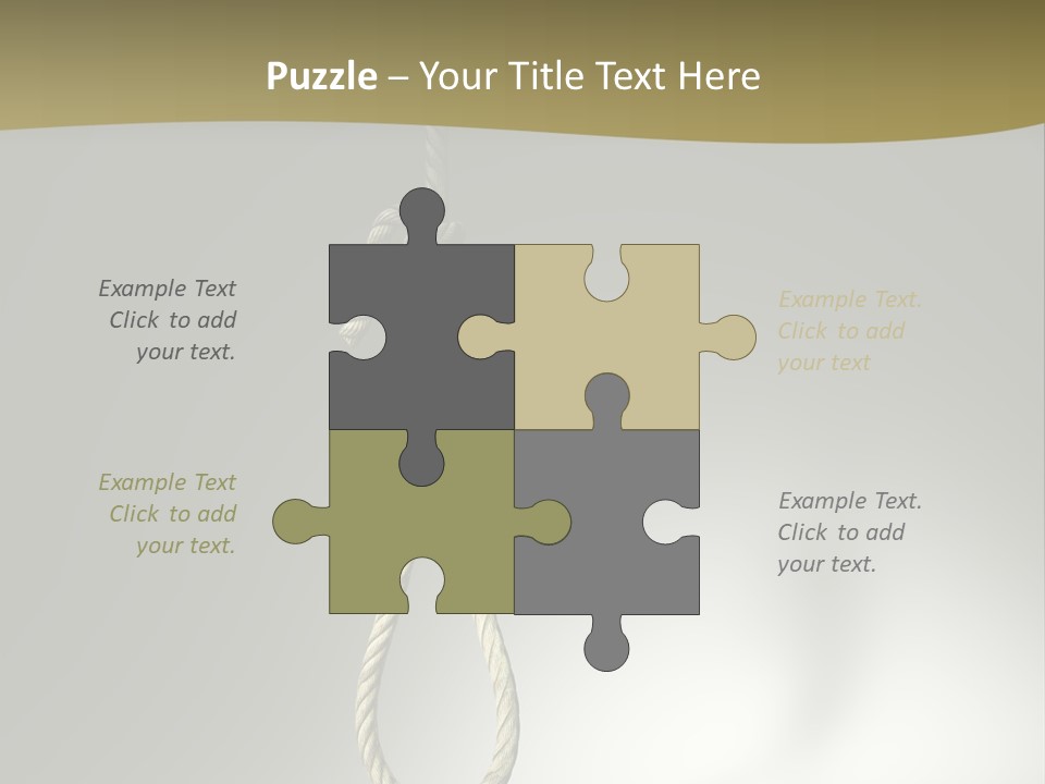 Concept Lynching Knot PowerPoint Template