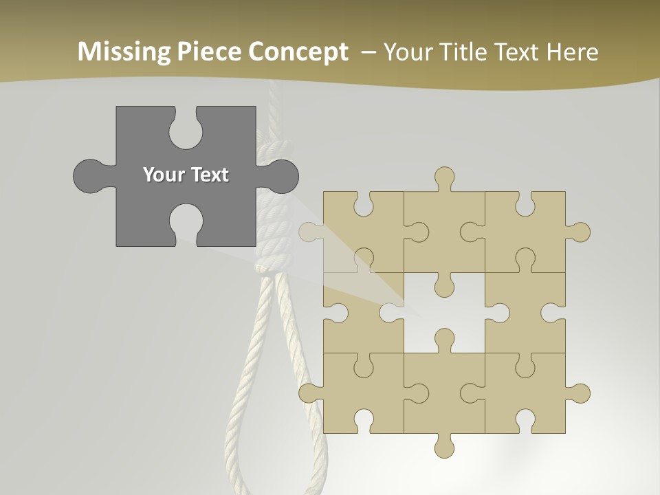 Concept Lynching Knot PowerPoint Template