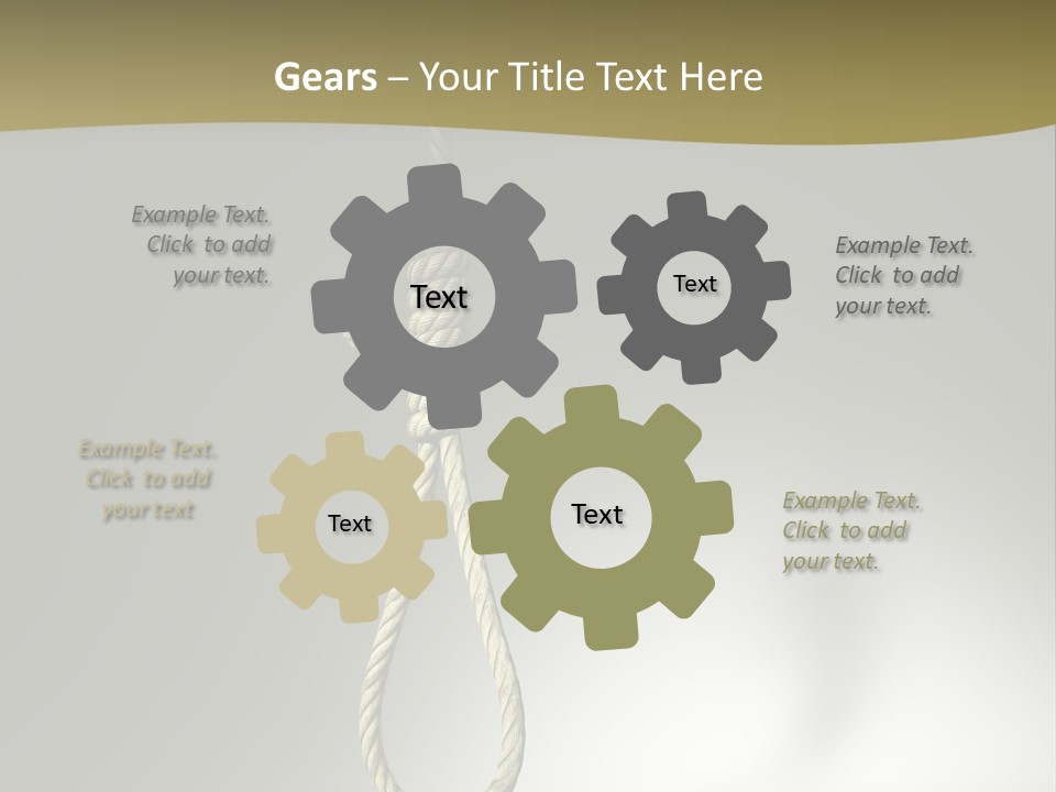 Concept Lynching Knot PowerPoint Template