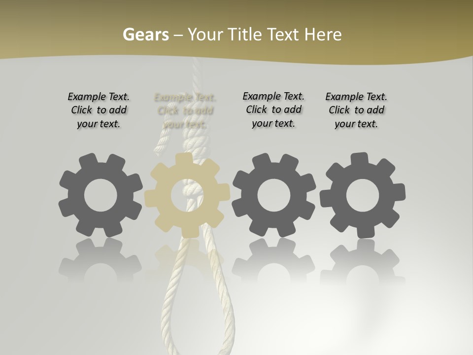 Concept Lynching Knot PowerPoint Template