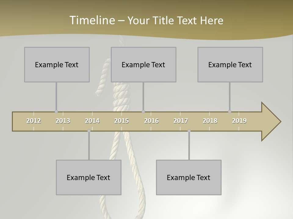 Concept Lynching Knot PowerPoint Template