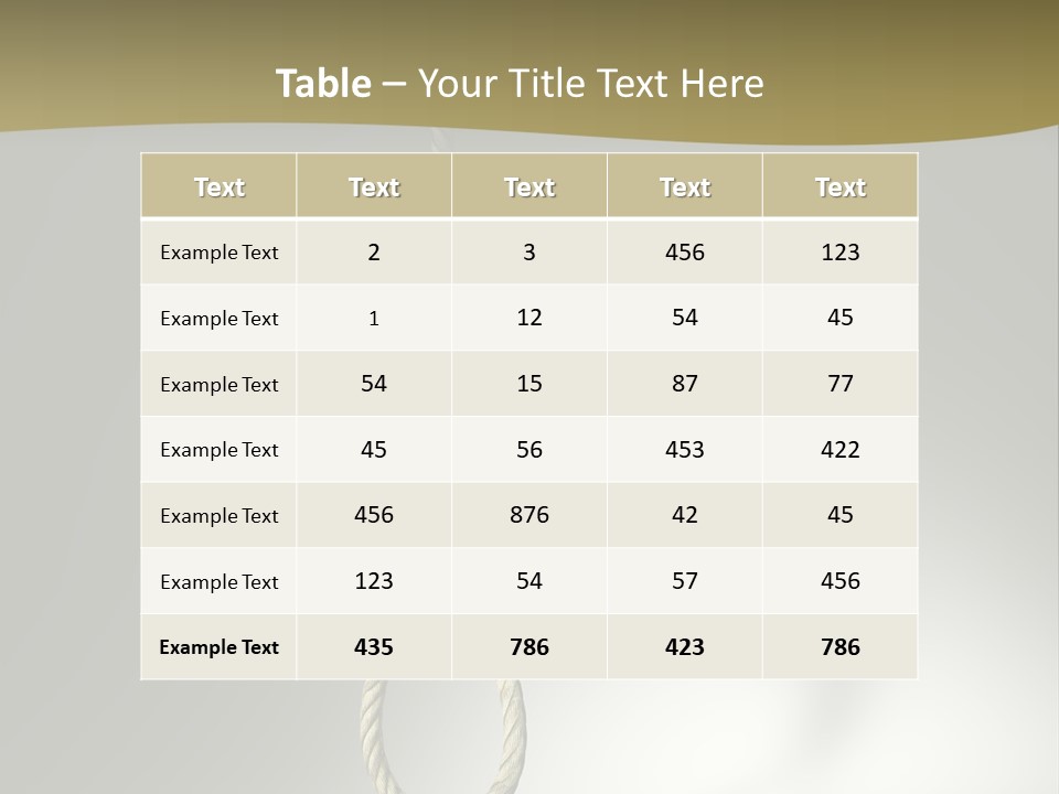 Concept Lynching Knot PowerPoint Template