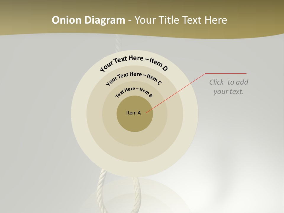 Concept Lynching Knot PowerPoint Template
