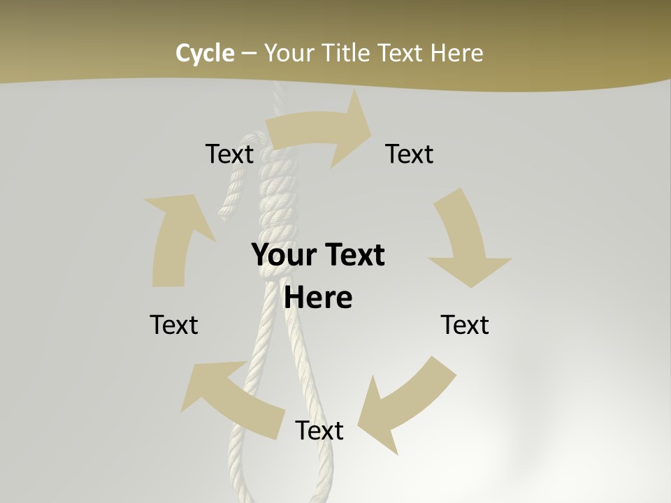 Concept Lynching Knot PowerPoint Template
