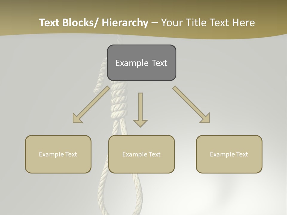 Concept Lynching Knot PowerPoint Template