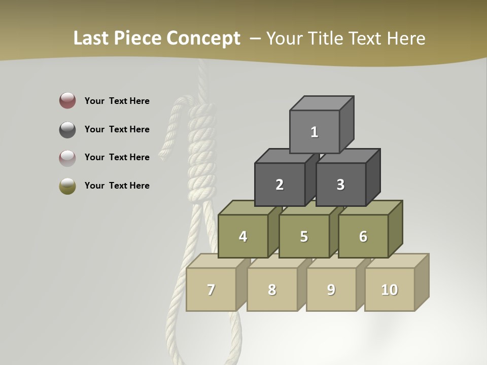 Concept Lynching Knot PowerPoint Template