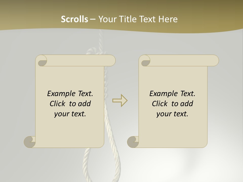 Concept Lynching Knot PowerPoint Template