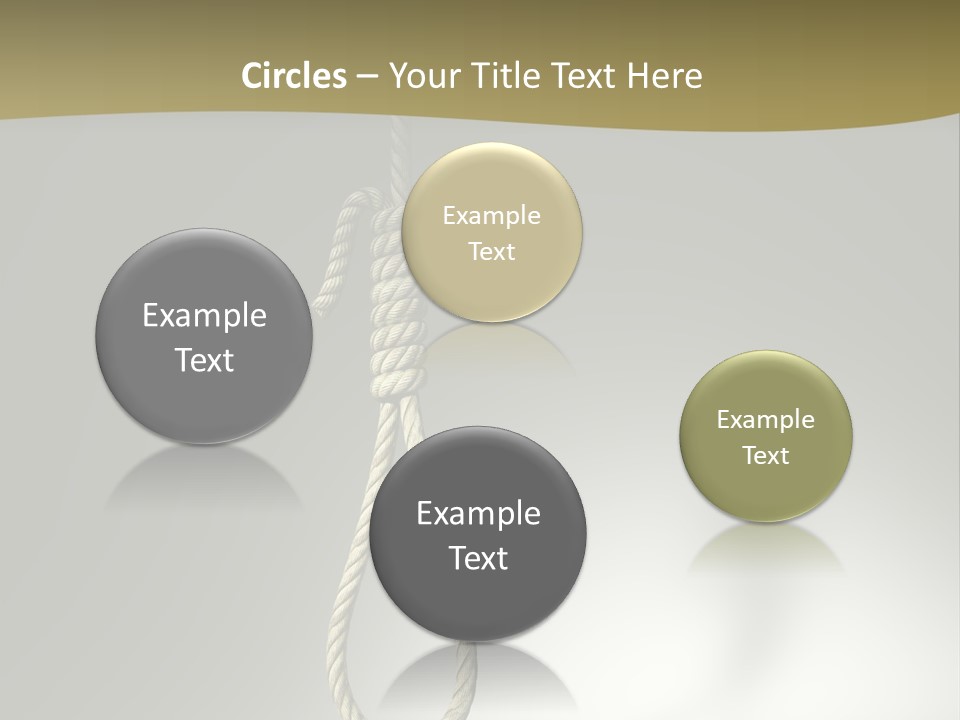 Concept Lynching Knot PowerPoint Template