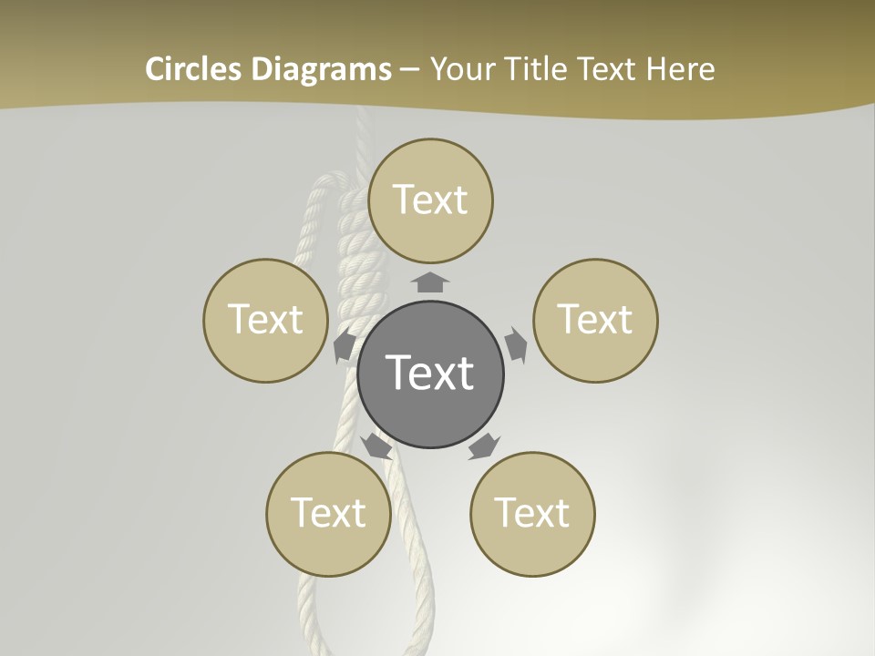 Concept Lynching Knot PowerPoint Template
