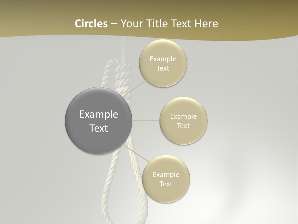 Concept Lynching Knot PowerPoint Template