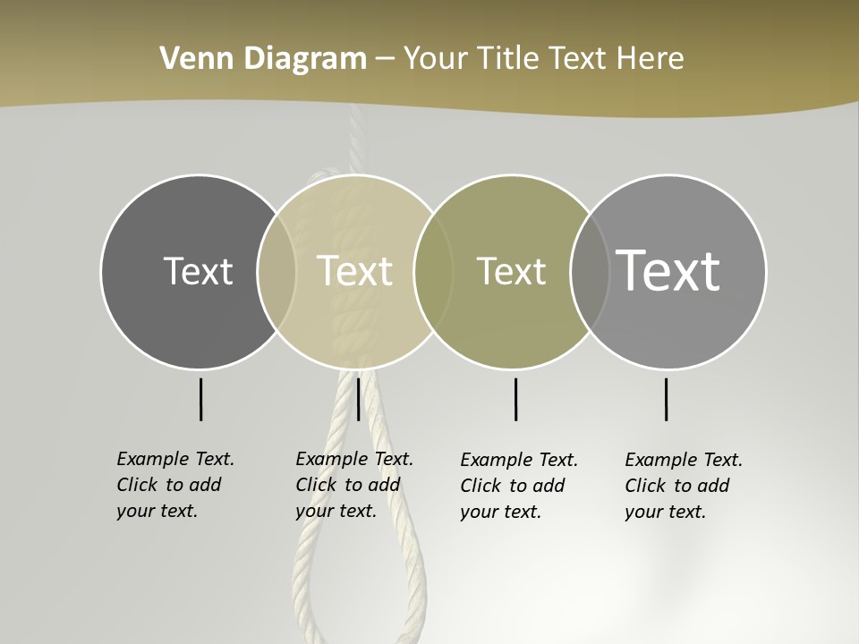 Concept Lynching Knot PowerPoint Template