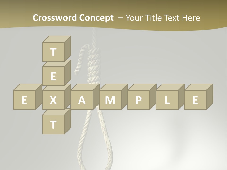Concept Lynching Knot PowerPoint Template