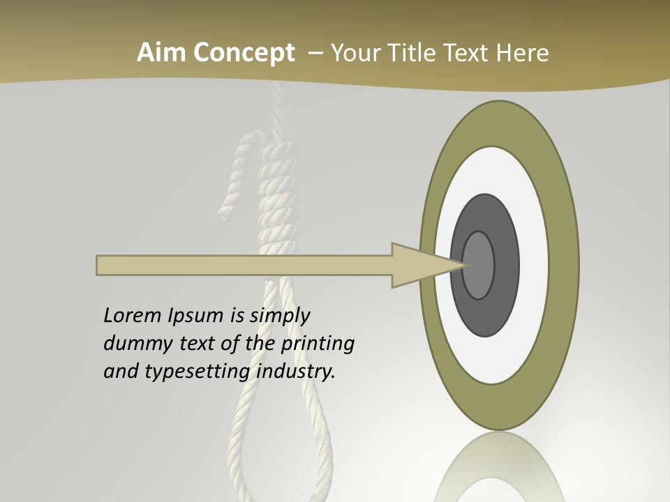 Concept Lynching Knot PowerPoint Template