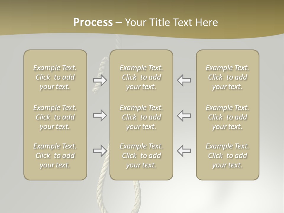 Concept Lynching Knot PowerPoint Template