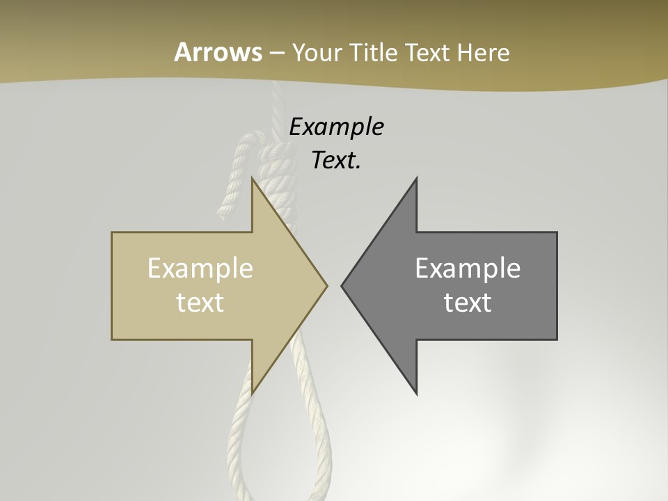 Concept Lynching Knot PowerPoint Template