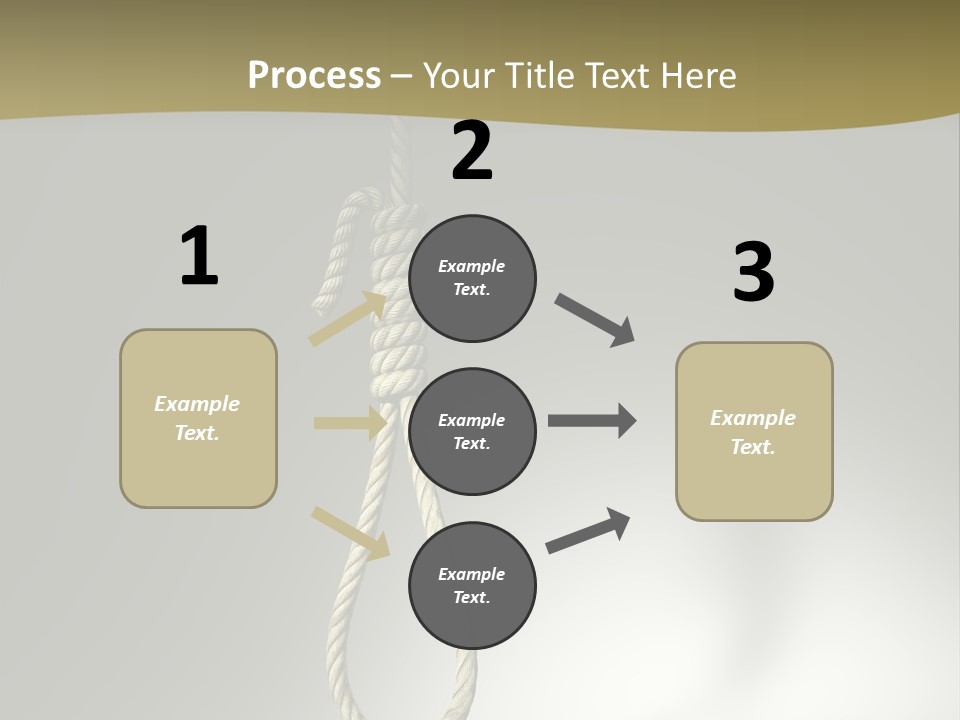 Concept Lynching Knot PowerPoint Template