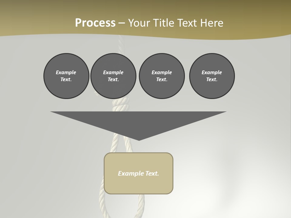 Concept Lynching Knot PowerPoint Template