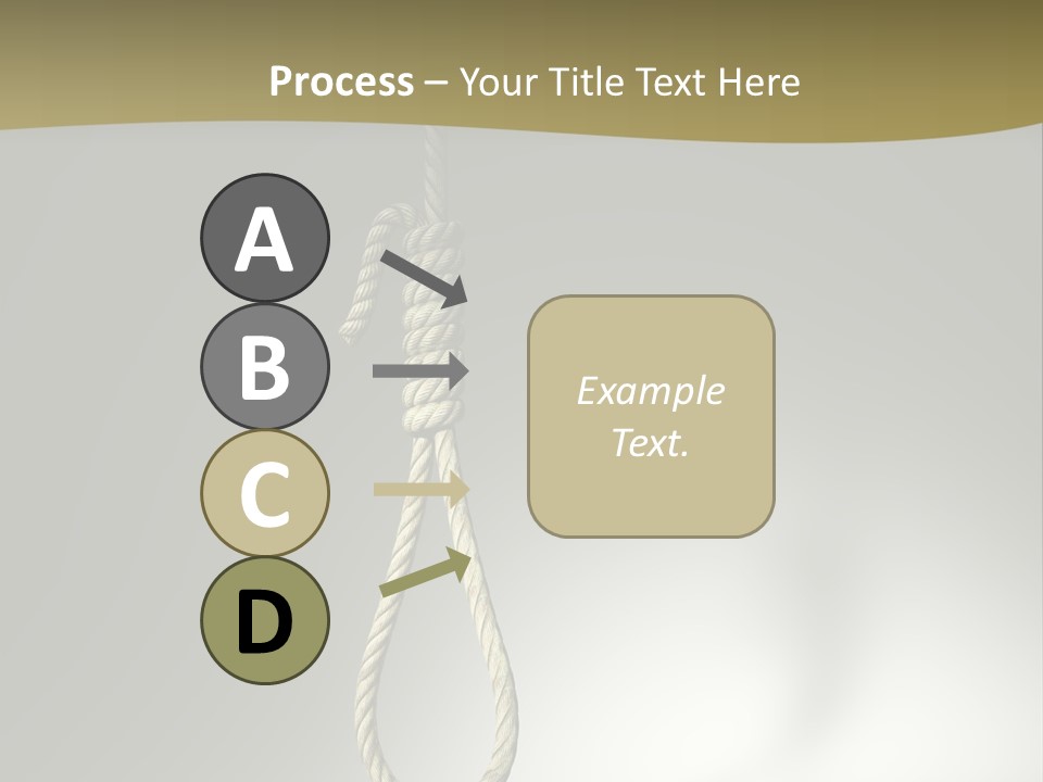Concept Lynching Knot PowerPoint Template