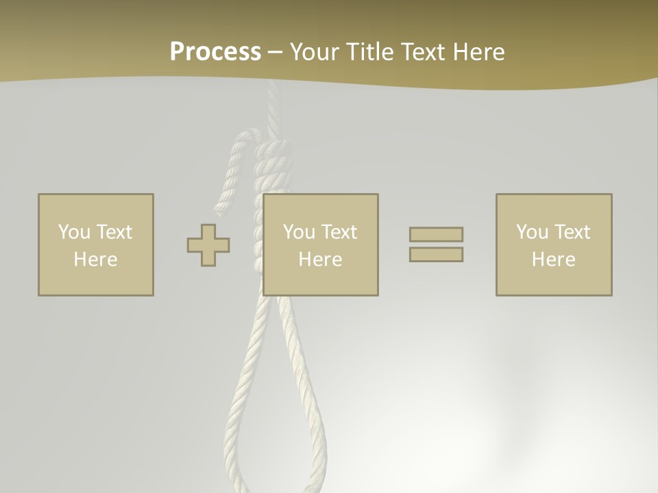 Concept Lynching Knot PowerPoint Template